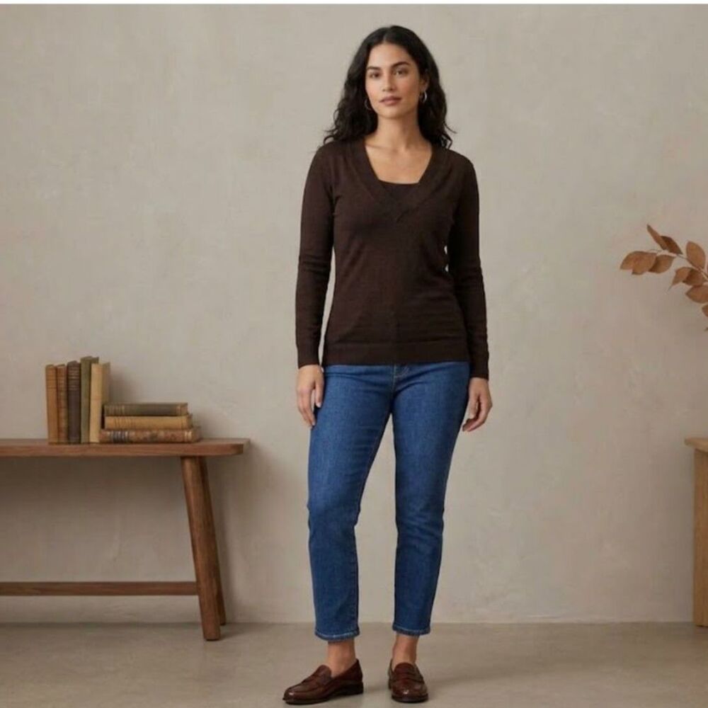 Moda-international Women's Brown sweater